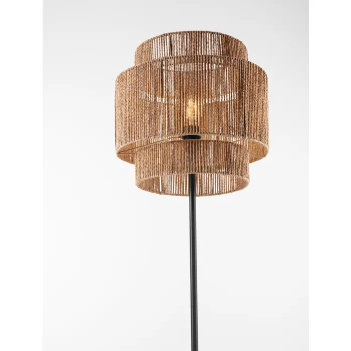 LITO STAJAĆA LAMPA E27/12W/NATURAL & BLACK