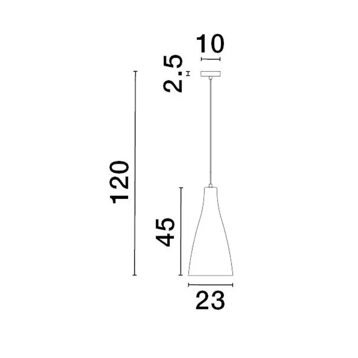 LIVTAR VISLICA E27 /IP20/KROM
