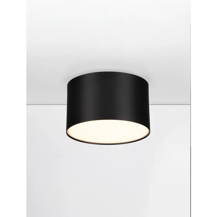 LULDO STROPNA SVJETILJKA LED/3000K/10W/588Lm/CRNA