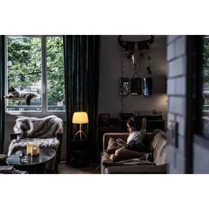 LUMIERE NUANCES PICCOLA STOLNA LAMPA SAHARA DIMMER FOSCARINI