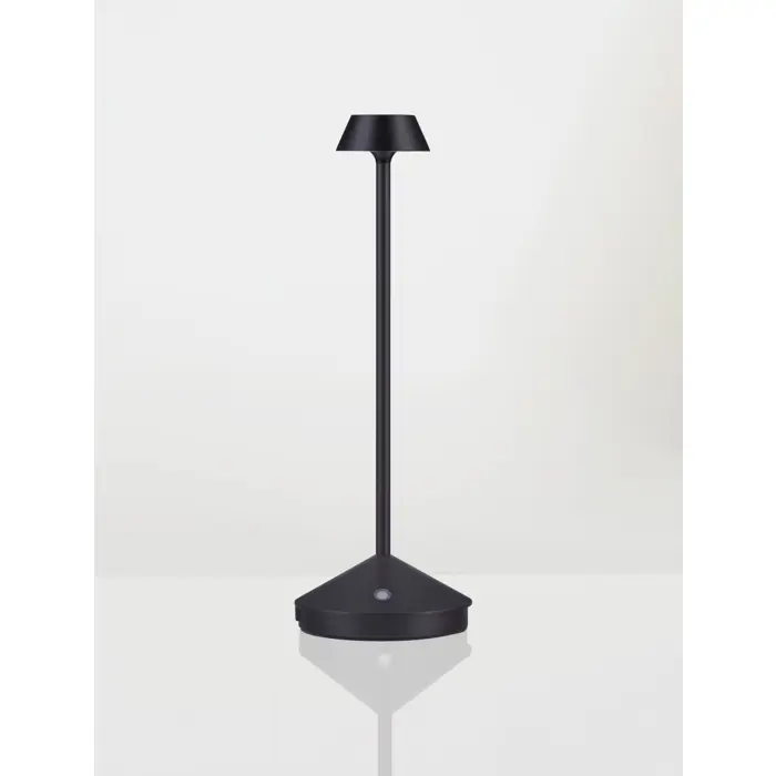LUMO STOLNA LAMPA LED 3000K 120lm IP54 CRNA