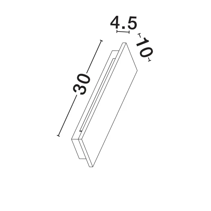 LUNA ZIDNA SVJETILJKA SIVA LED 10 Watt 100-265Volt 536lm 3000K IP65