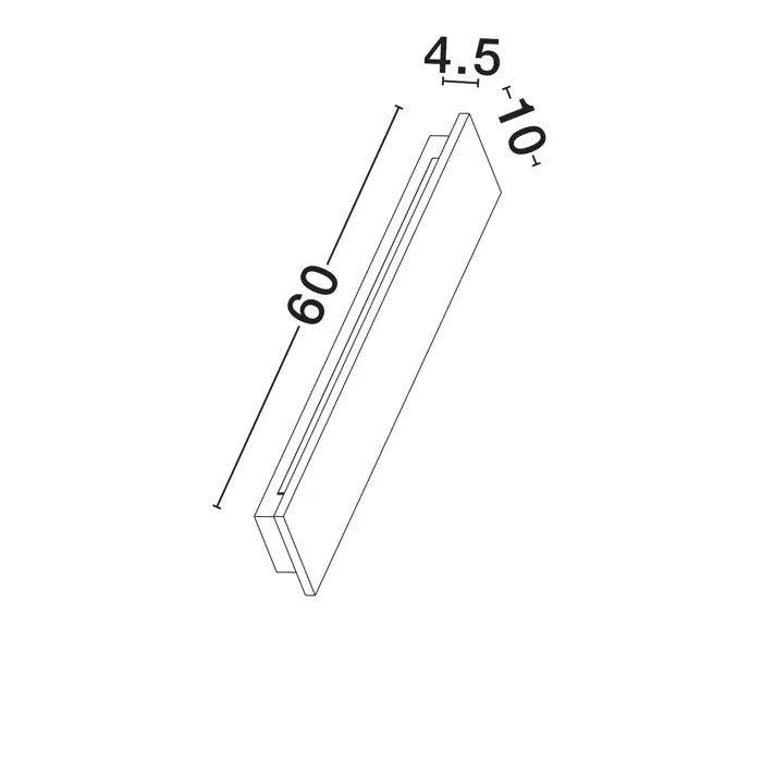 LUNA ZIDNA SVJETILJKA SIVA LED 19 Watt 100-265Volt 1191lm 3000K IP65