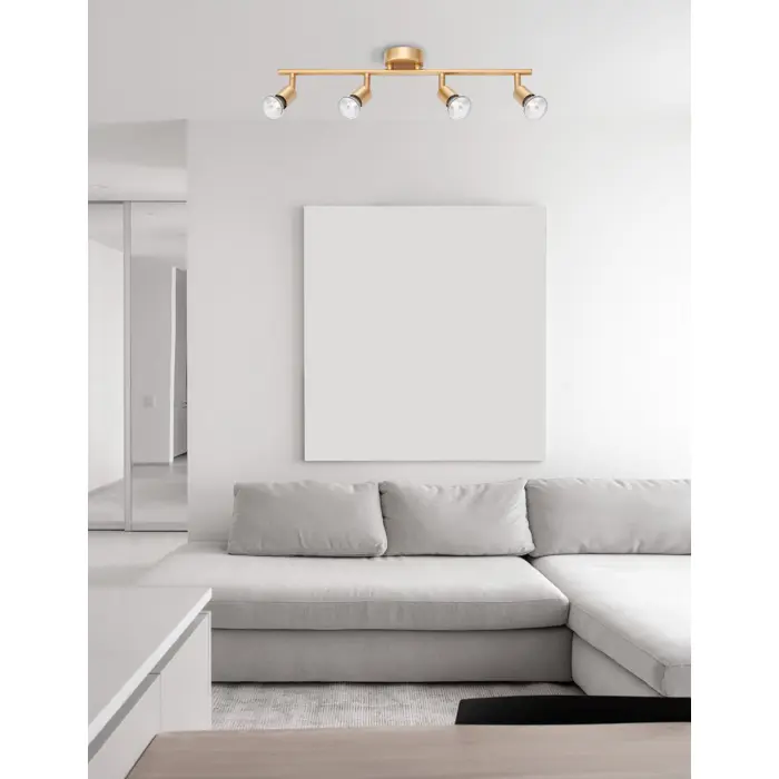 LUP REFLEKTOR GU10 IP20/SATIN ZLATNA 4X