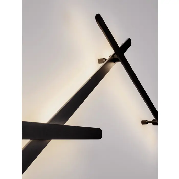 LYB ZIDNA LAMPA LED /3000K/19W/1044Lm/CRNA