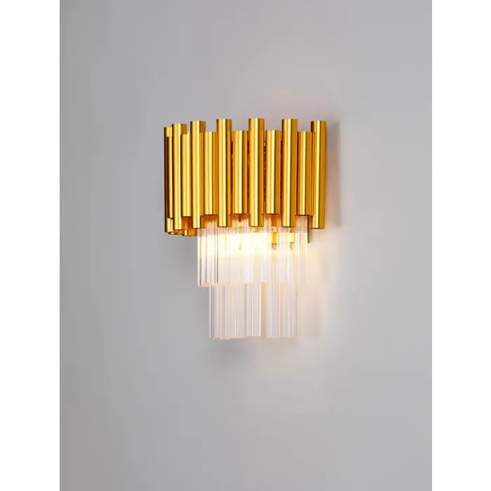 MAGNOLIA ZIDNA LAMPA E14 IP20/ZLATNA