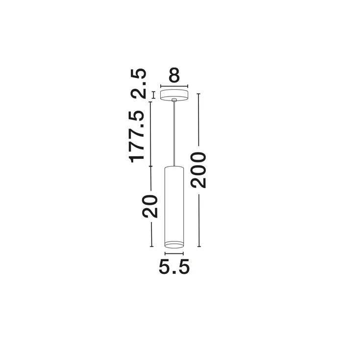 MAO VISILICA GU10 1x10W IP44