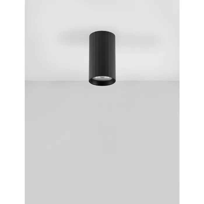 MARE ZIDNA LAMPA GU10/10W/CRNA