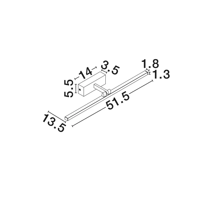 MAREL ZIDNA LED SVJETILJKA KROM 12W IP44 CCT 3000-4000K