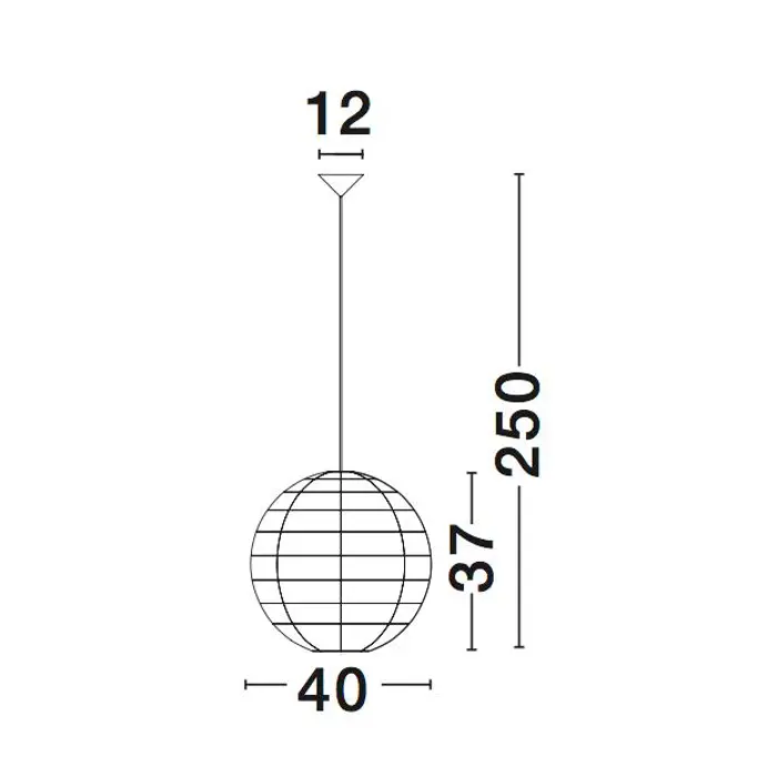 MELODY VISILICA E27 /IP20/BAMBUS
