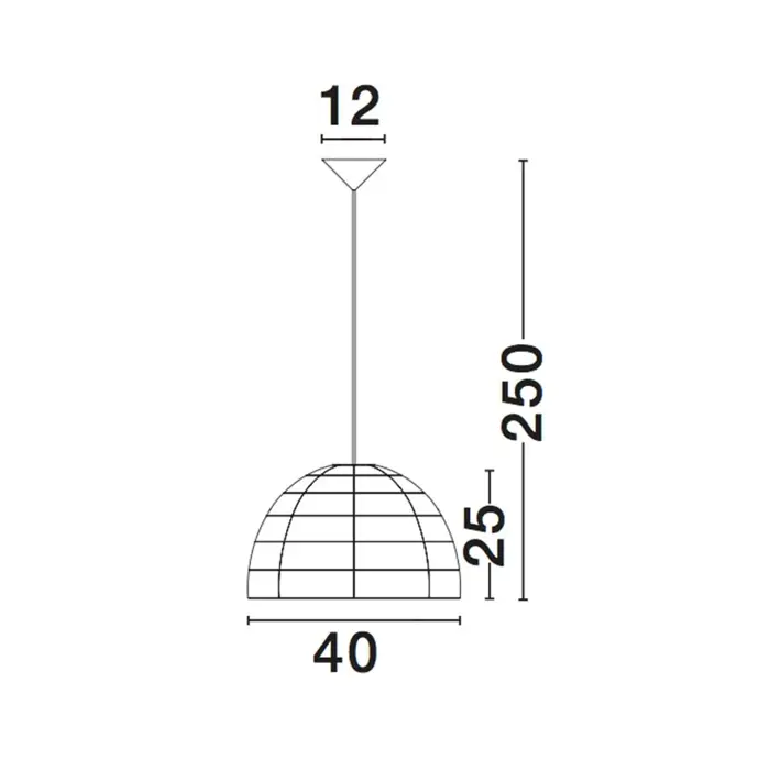 MELODY VISLICA E27 /IP20/RATAN