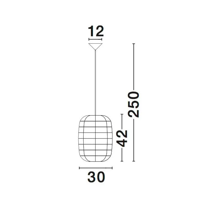 MELODY VISLICA E27 /IP20/RATAN