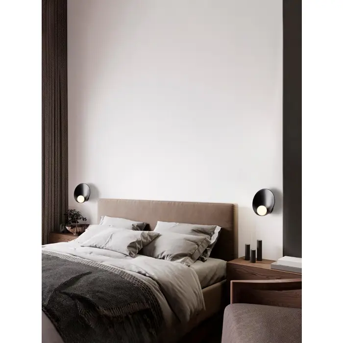 MINIM ZIDNA LAMPA G9/5W/CRNA