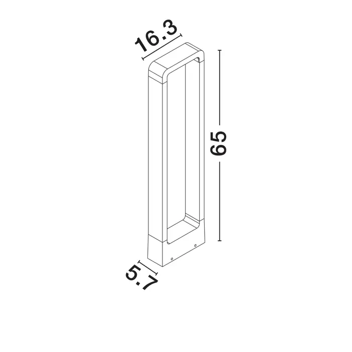 MINIMAL STAJAĆA SVJETILJKA CRNA LED 7 Watt 220-240 Volt 369lm 3000K IP65