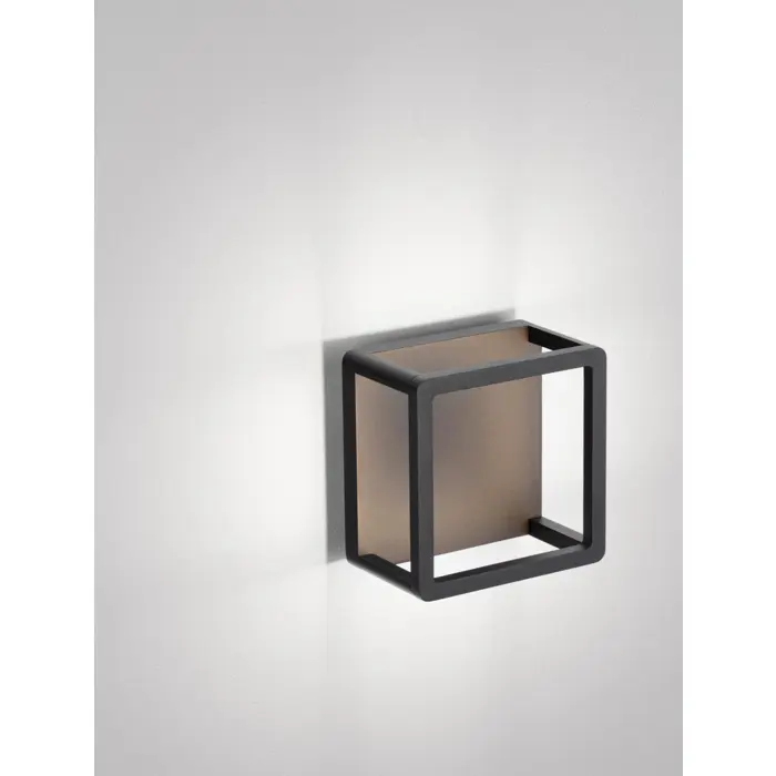 MISTI ZIDNA LAMPA LED 3000K 271lm IP65 CRNA
