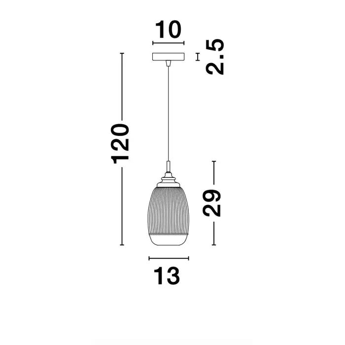 MOND VISILICA E14 /IP20/ SATIN ZLATNA