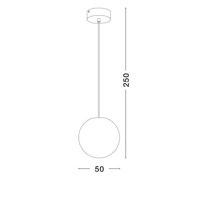 MOON VISILICA LED E27 1x12 Watt 100-240 Volt