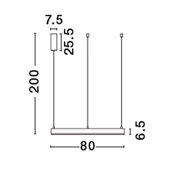 MOTIF VISILICA LED 50W/2700-6000K/3684lm/DIMM/IP20/BIJELA