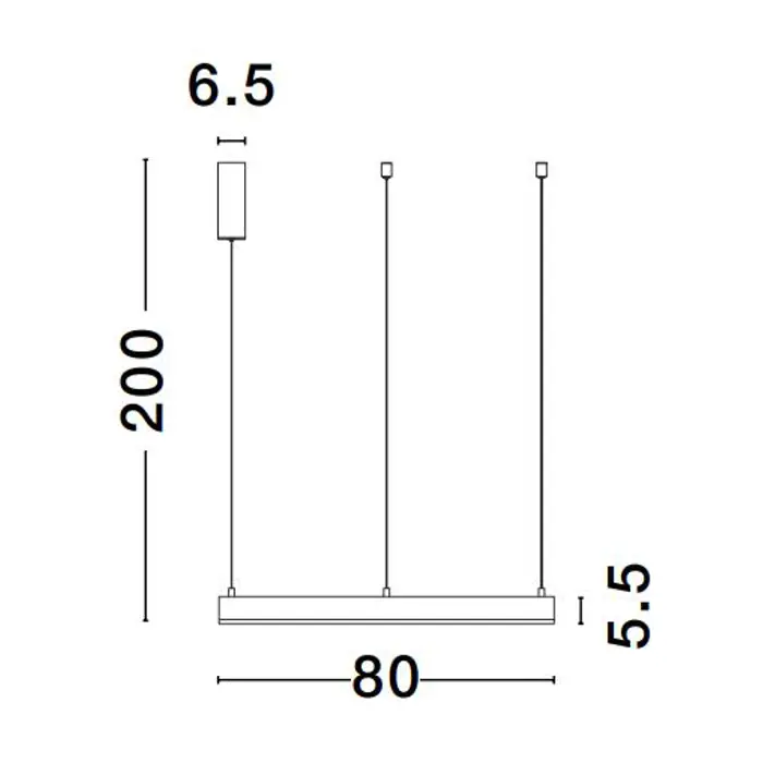 MOTIF VISILICA LED 50W/2700-6000K/3684lm/DIMM/IP20/MESING ZLATNA