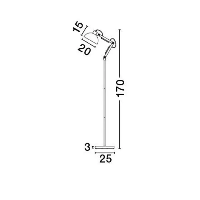 MUTANTI STAJAĆA LAMPA E27 /IP20/CRNA