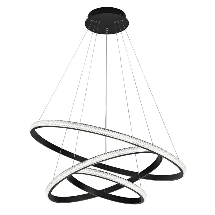 NAGER VISILICA LED 62W/3000K/3586lm/DIMM/IP20/CRNA