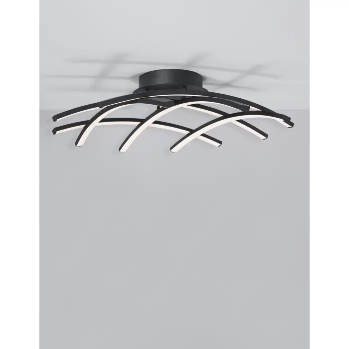 NARVI PLAFONSKA SVJETILJKA LED 36W/3000K/1800lm/DIMM/IP20/CRNA