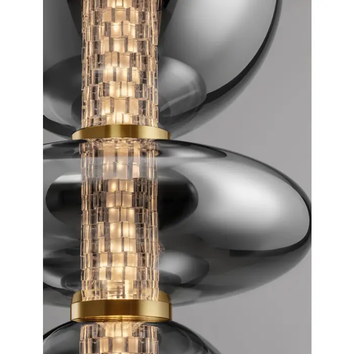 NAVI VISILICA LED/3000K/20W/2601Lm/ZLATNA& GRAY