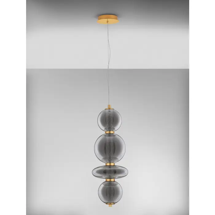 NAVI VISILICA LED/3000K/20W/2601Lm/ZLATNA& GRAY