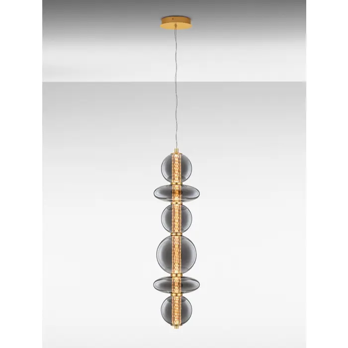 NAVI VISILICA LED/3000K/27W/3201Lm/ZLATNA& GRAY