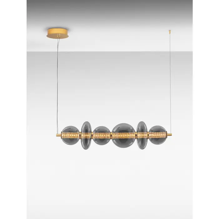 NAVI VISILICA LED/3000K/29W/3472Lm/ZLATNA& GRAY