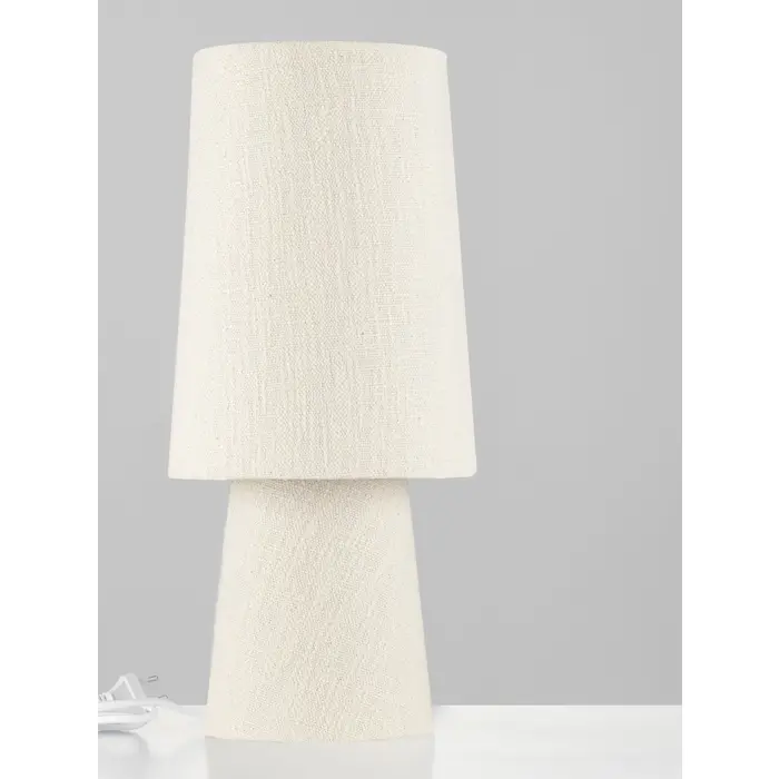 NEBIA Stolna svjetiljka Grlo E27 1x12 W IP20 Bijela