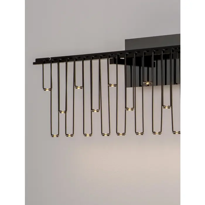 NEBULA ZIDNA LAMPA LED/3000K/11W/892Lm/CRNA CHROME