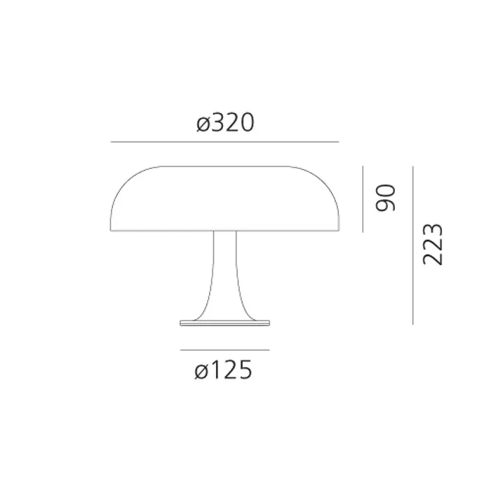 NESSINO STOLNA SVJETILJKA BIJELA 4×E14/18W/230V 0039060A