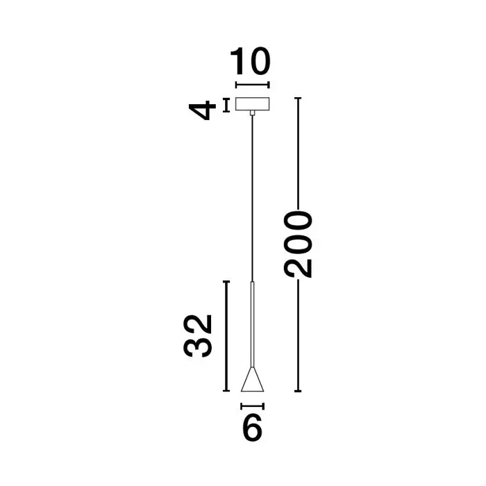 NET VISILICA LED 6W/3000K/262lm/DIMM/IP20/ZLATNA