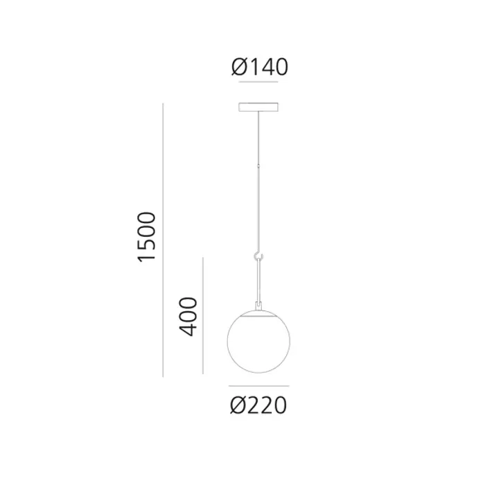 nh 22 VISILICA CRNA/STARO ZLATO 13W 220-240V 1142lm