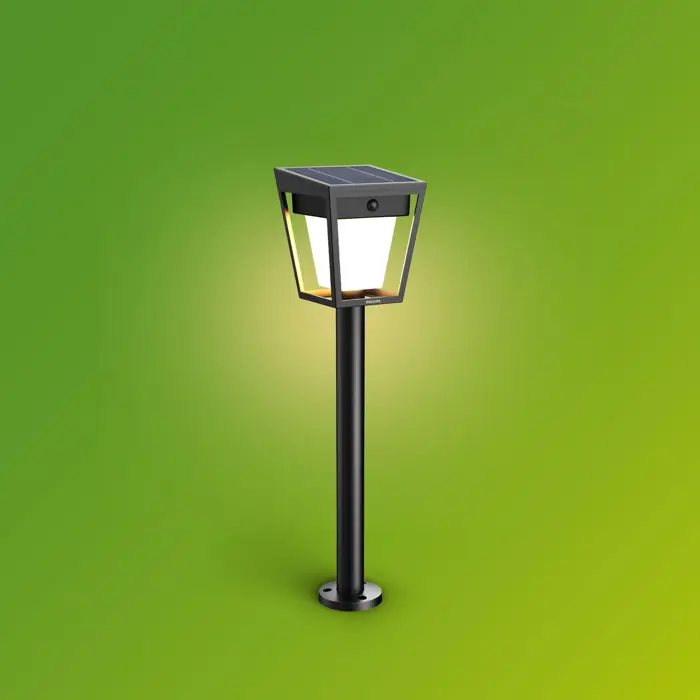 NISSA PHILIPS solarna LED svjetiljka viseći 30K crna IR