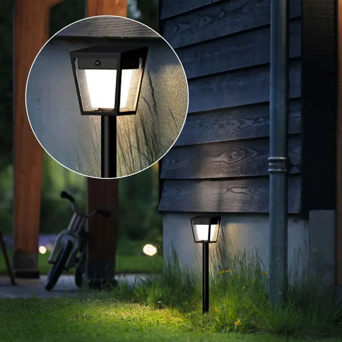 NISSA PHILIPS solarna LED svjetiljka viseći 30K crna IR