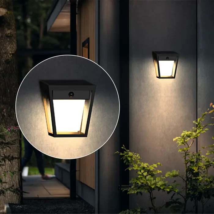 NISSA PHILIPS solarna LED svjetiljka White Ambiance 30K crna IR