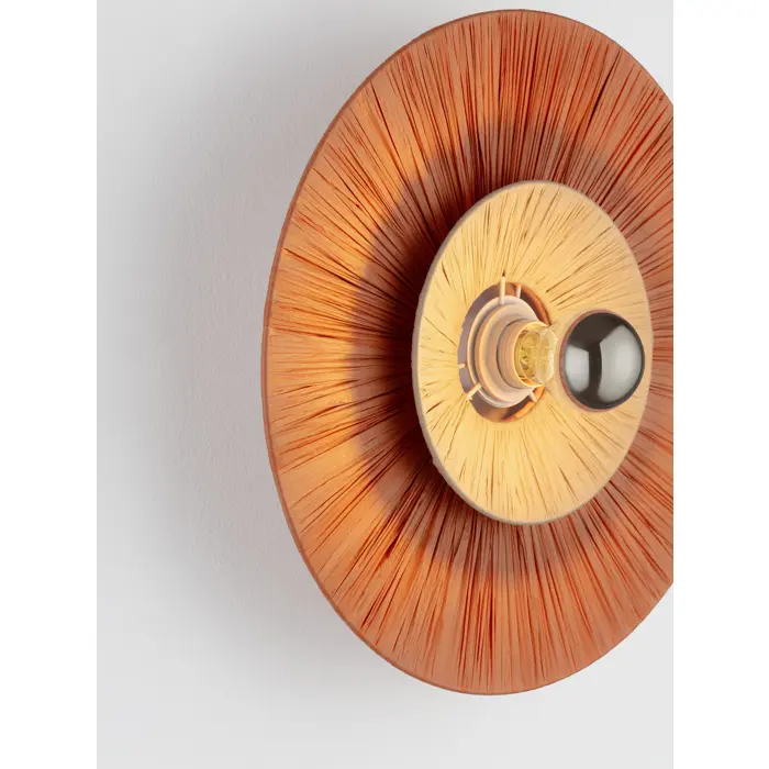 NORA Zidna svjetiljka Grlo E27 1x12 W IP20 FI: 40 Terracotta