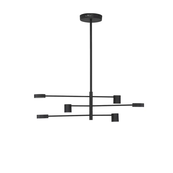 NORDIK VISILICA LED 28W/3000K/594,5lm/DIMM/IP20/CRNA