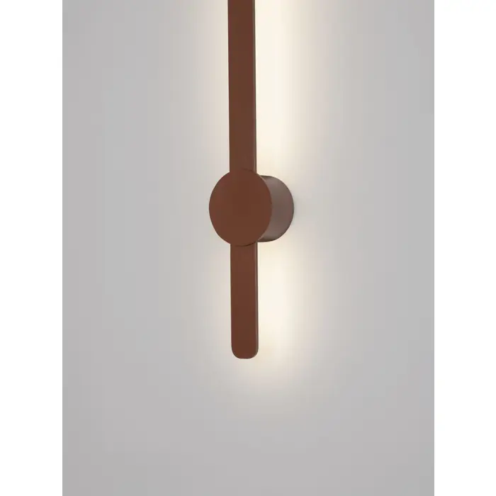 NOREI ZIDNA LED SVJETILJKA TAMNO SMEĐA 11W IP20 CCT 2700-3000-4000K