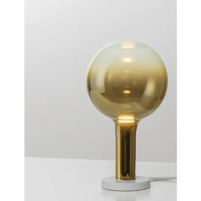 NOSTOS STOLNA LAMPA LED/3000K/3W/341Lm/ZLATNA & BIJELA