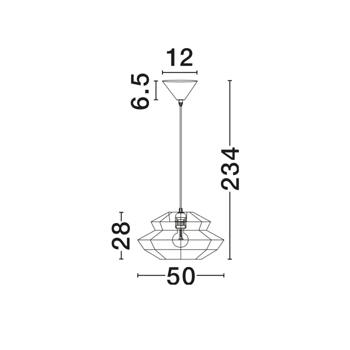 NUA VISILICA ZELENA E27 1X12W IP20