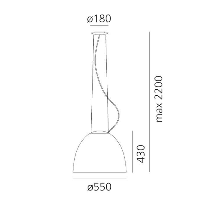 NUR GLOSS VISILICA CRNA E27 21W 1013lm