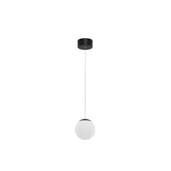 NUVOLE VISILICA LED 8W/3000K/400lm/IP20/CRNA