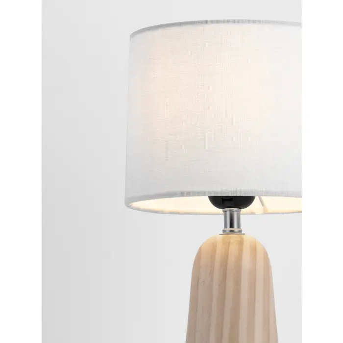 OBY STOLNA LAMPA E27/12W/NATURAL & WHITE