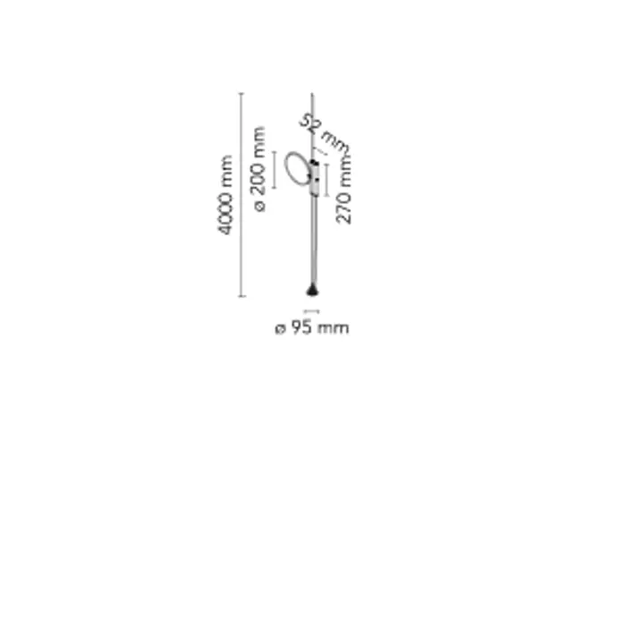 OK VISILICA LED/18W/2700K/1551lm/IP20 BIJELA