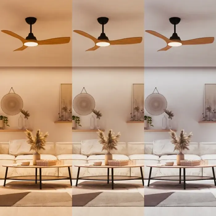 OLAS PHILIPS LED stropni ventilator 42' 30W+24W BK&drvo