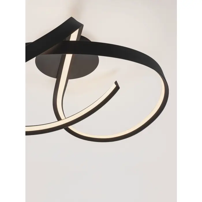 OLIA LED STROPNA SVJETILJKA CRNA 47W IP20 CCT 2700-4000K TRIAK PRIGUŠLJIVA