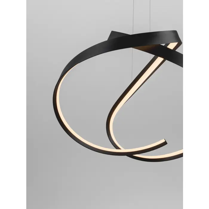 OLIA LED VISILICA CRNA 47W IP20 CCT 2700-4000K TRIAK PRIGUŠIVA